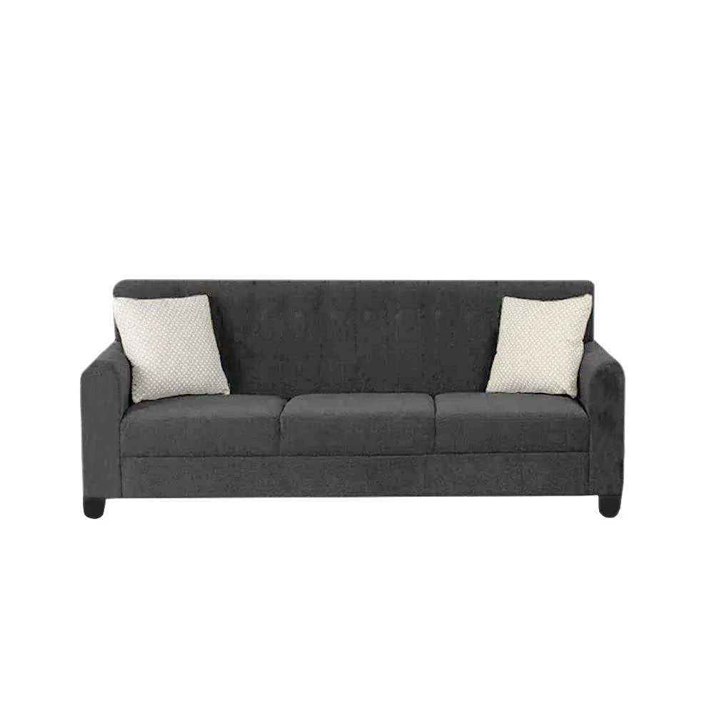 Malton 3 Seater Fabric Sofa with Cushion for Living Room