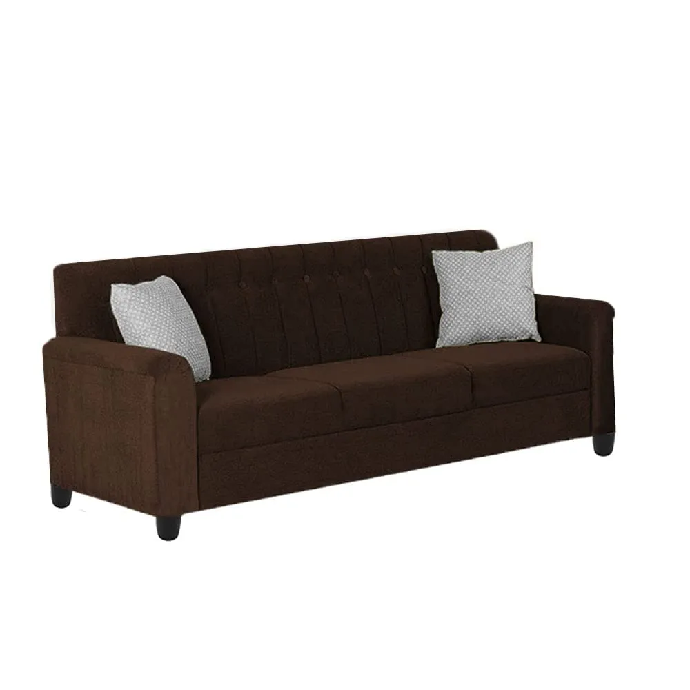 Malton 3 Seater Fabric Sofa with Cushion for Living Room