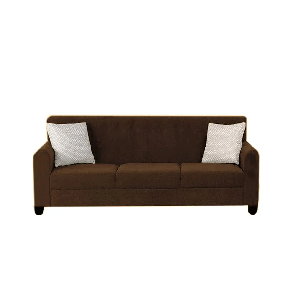 Malton 3 Seater Fabric Sofa with Cushion for Living Room