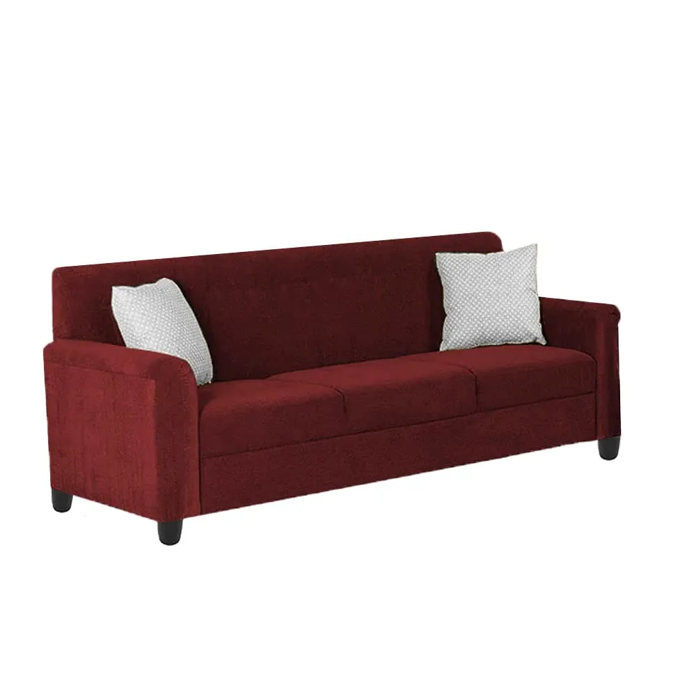 Malton 3 Seater Fabric Sofa with Cushion for Living Room