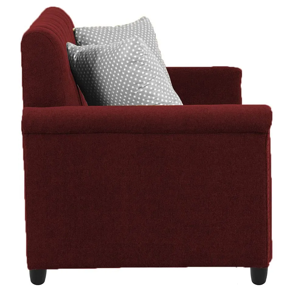 Malton 3 Seater Fabric Sofa with Cushion for Living Room