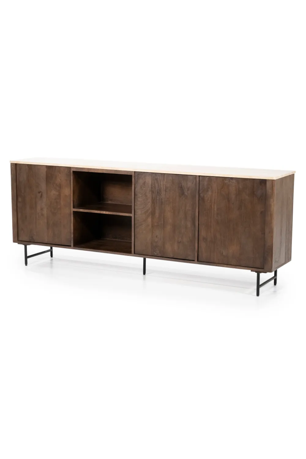 Mango Wood 3-Door Sideboard | Eleonora Lio