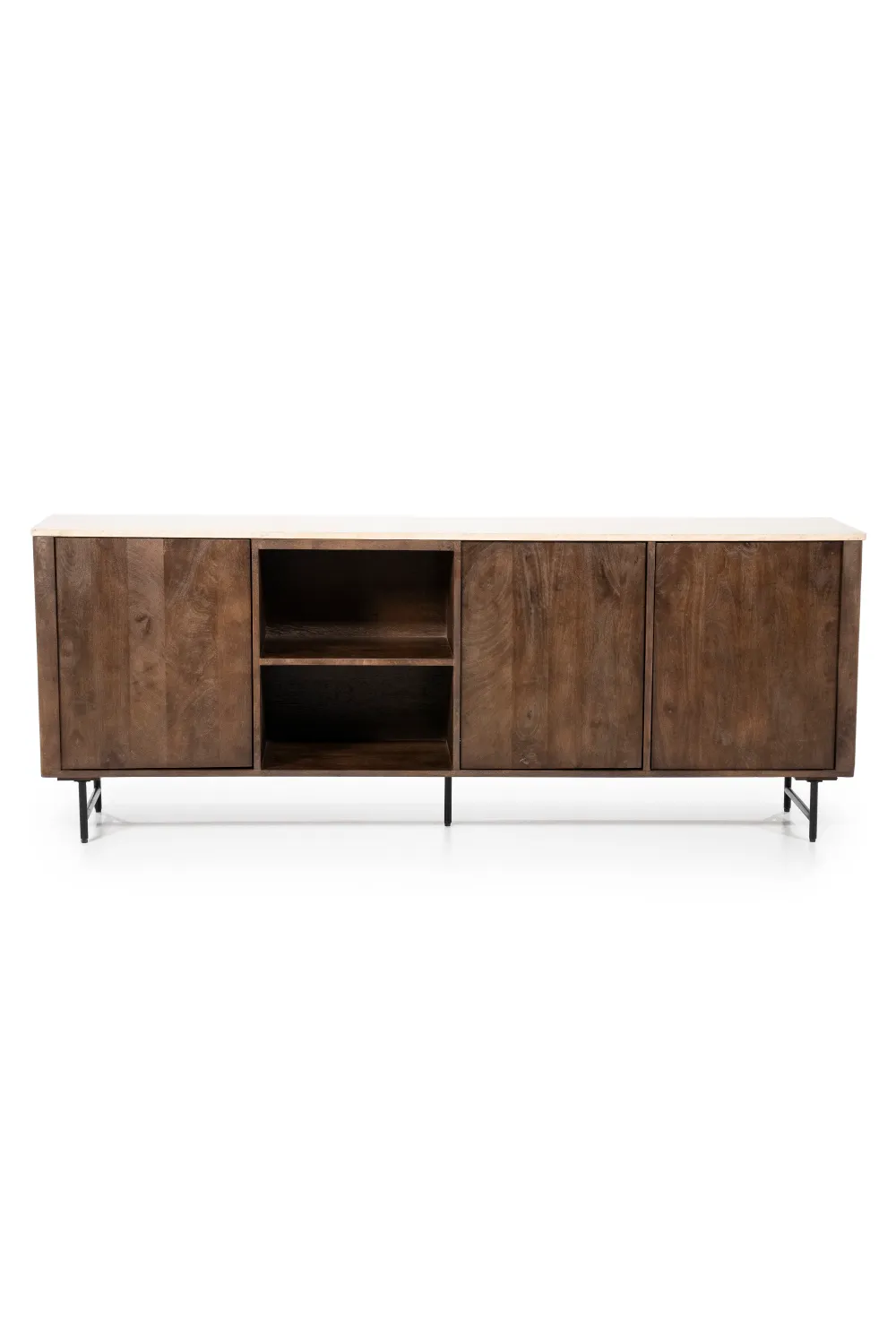Mango Wood 3-Door Sideboard | Eleonora Lio