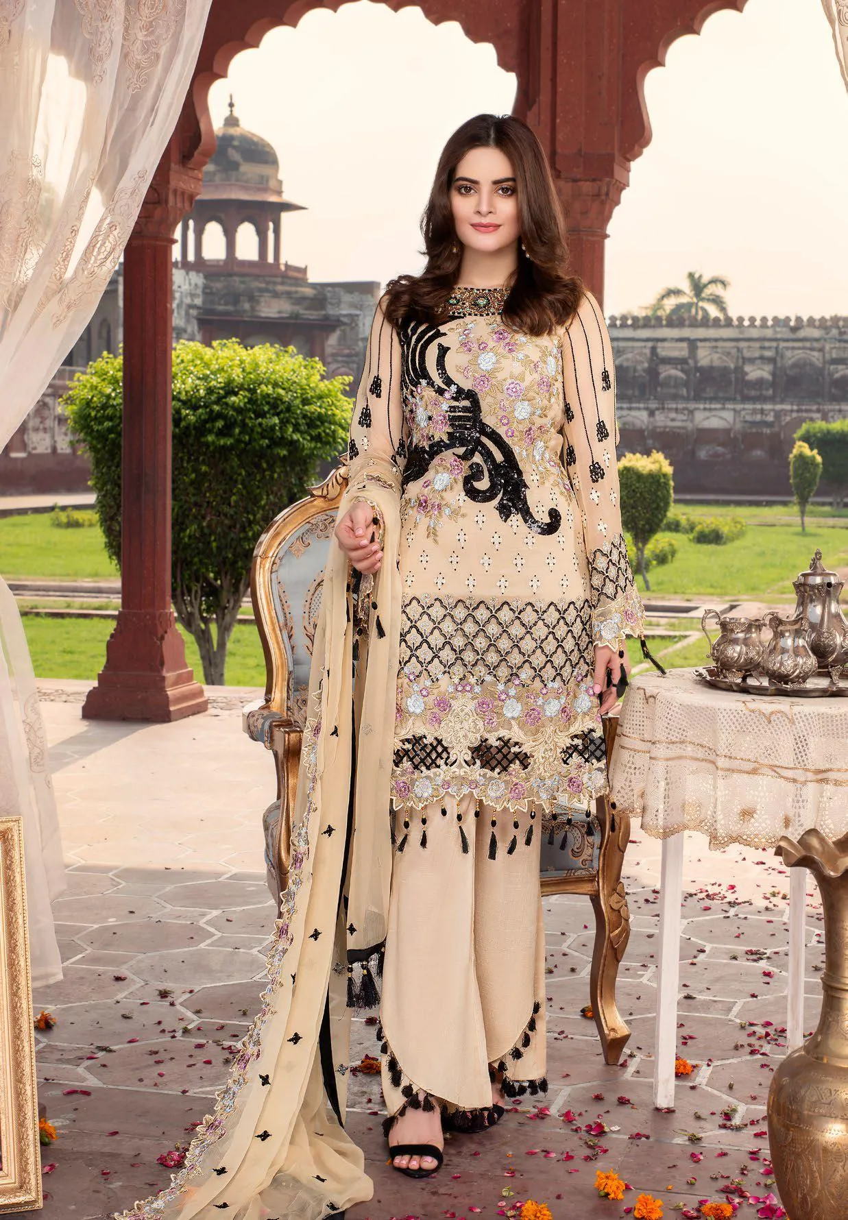 Maryam's Premium Luxury Embroidered Collection Vol-4 2019 – MP-139