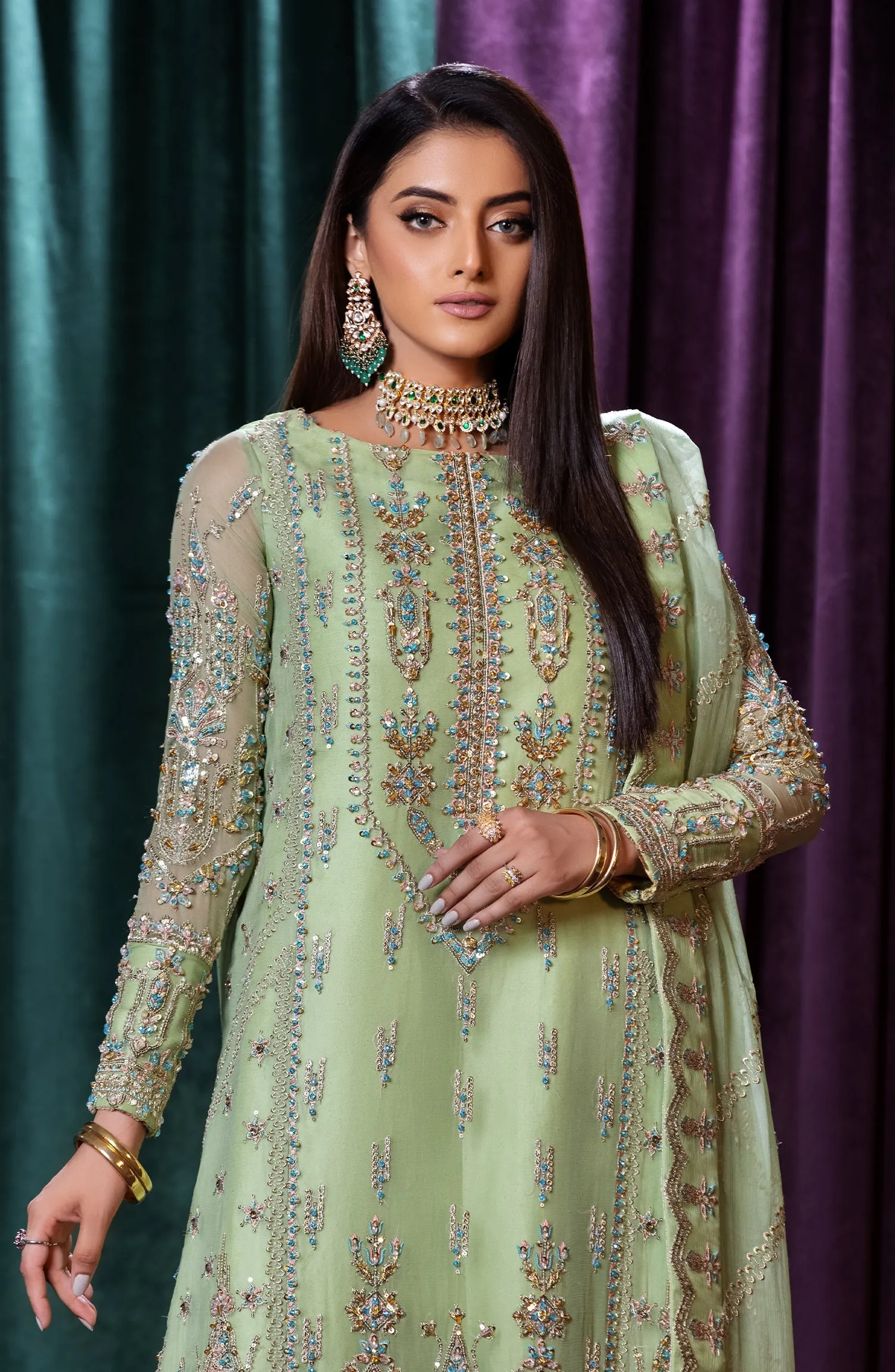 Maryum N Maria Mijwan Luxury Formal Collection – Marie (MFD-125)