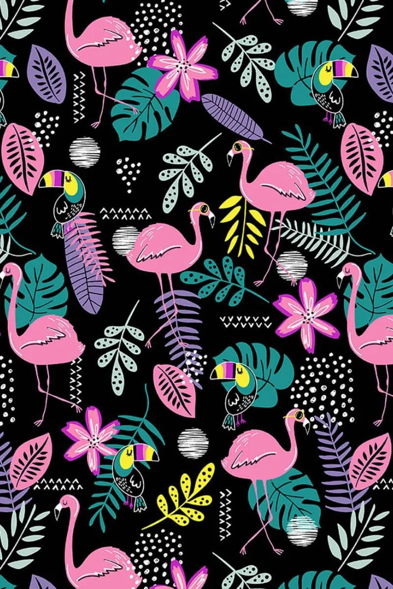 MC8564 Tropic Squad Women's Print Scrub Top