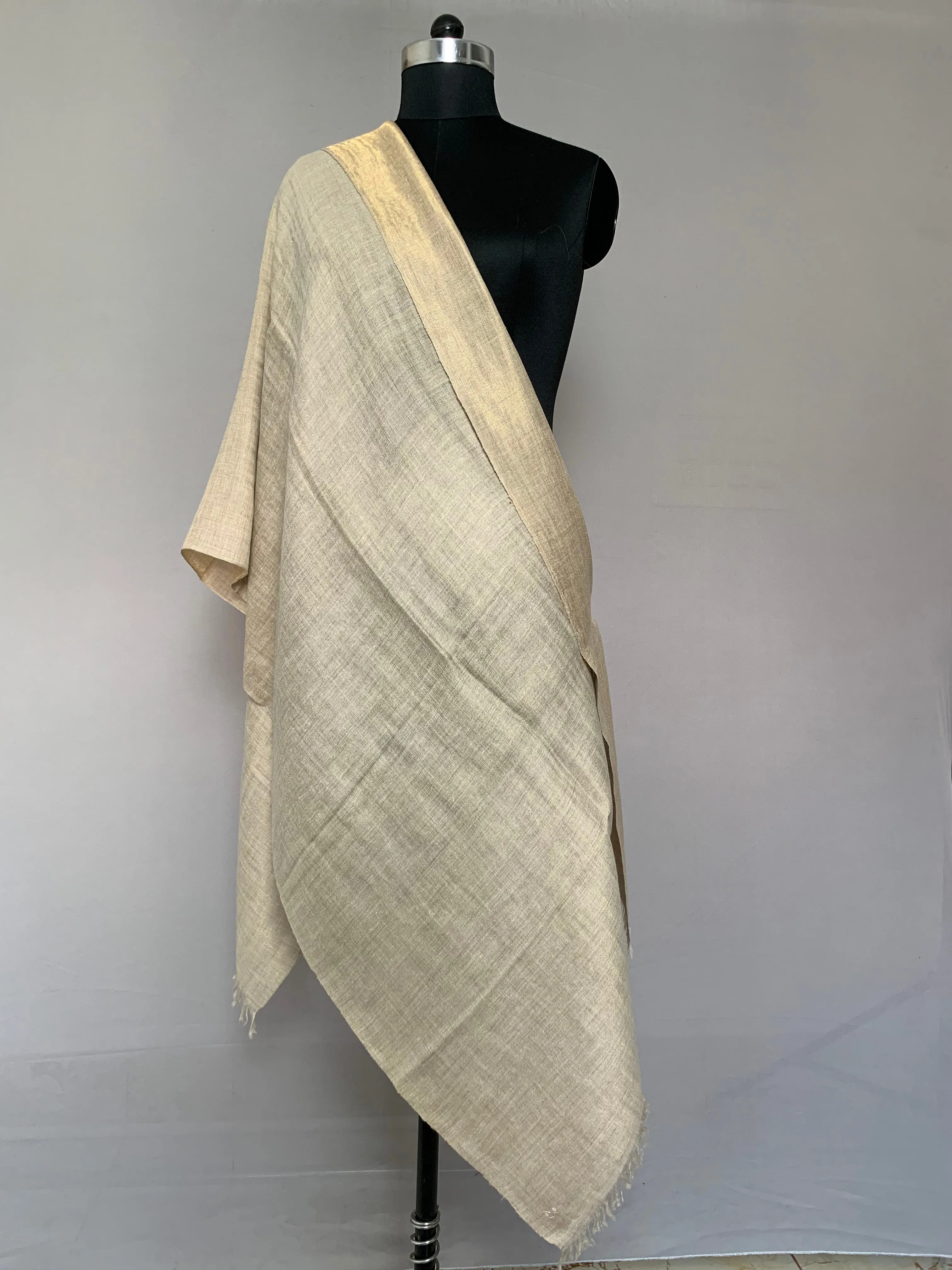 Medaline Metallic Reversible Cashmere Stole