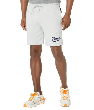 Men's Puma Team 8 shorts, light gray