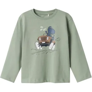 Name It Lily Pad Go Go Dino Victor Blouse