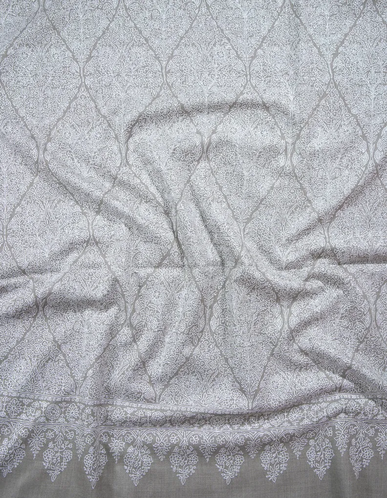 natural jamma embroidery pashmina shawl 8773