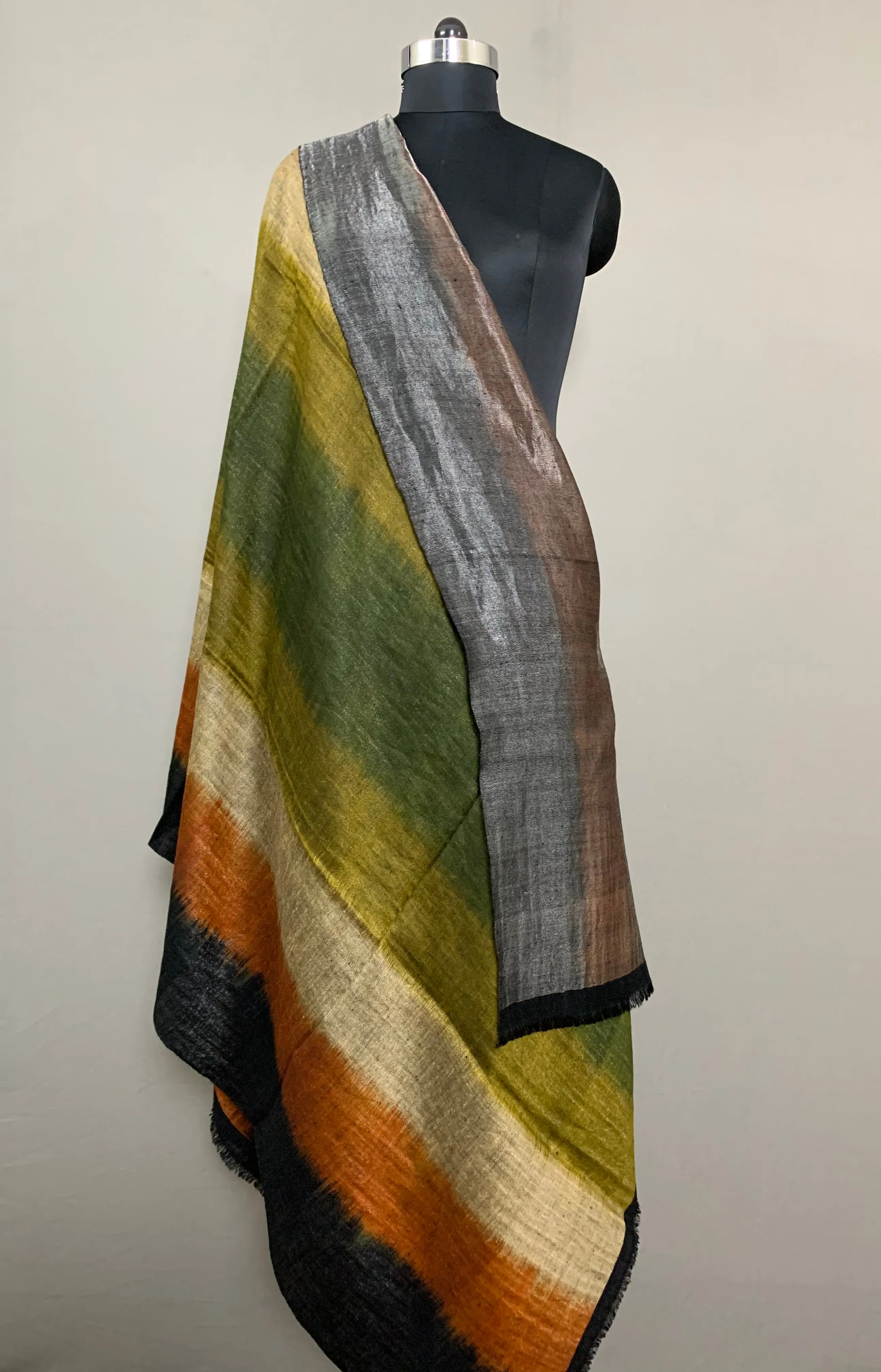 Noreen Metallic Reversible Cashmere Shawl