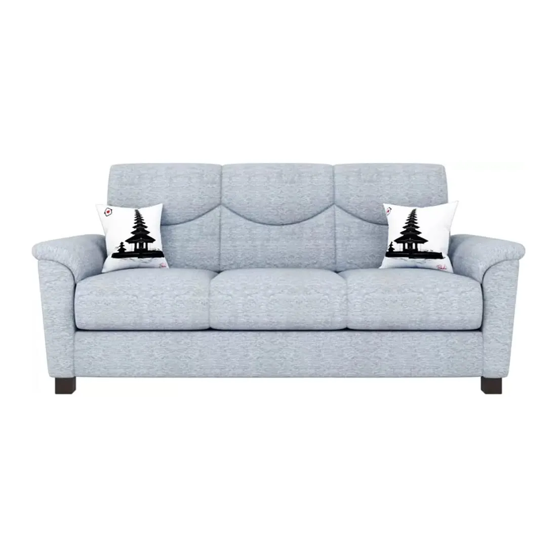 Nuevo 3 Seater Fabric Sofa for Living Room And Office