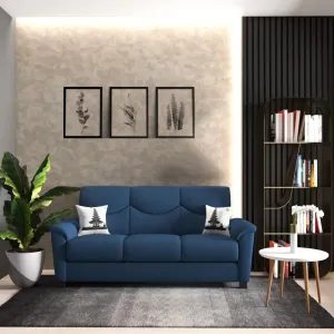 Nuevo 3 Seater Fabric Sofa for Living Room And Office