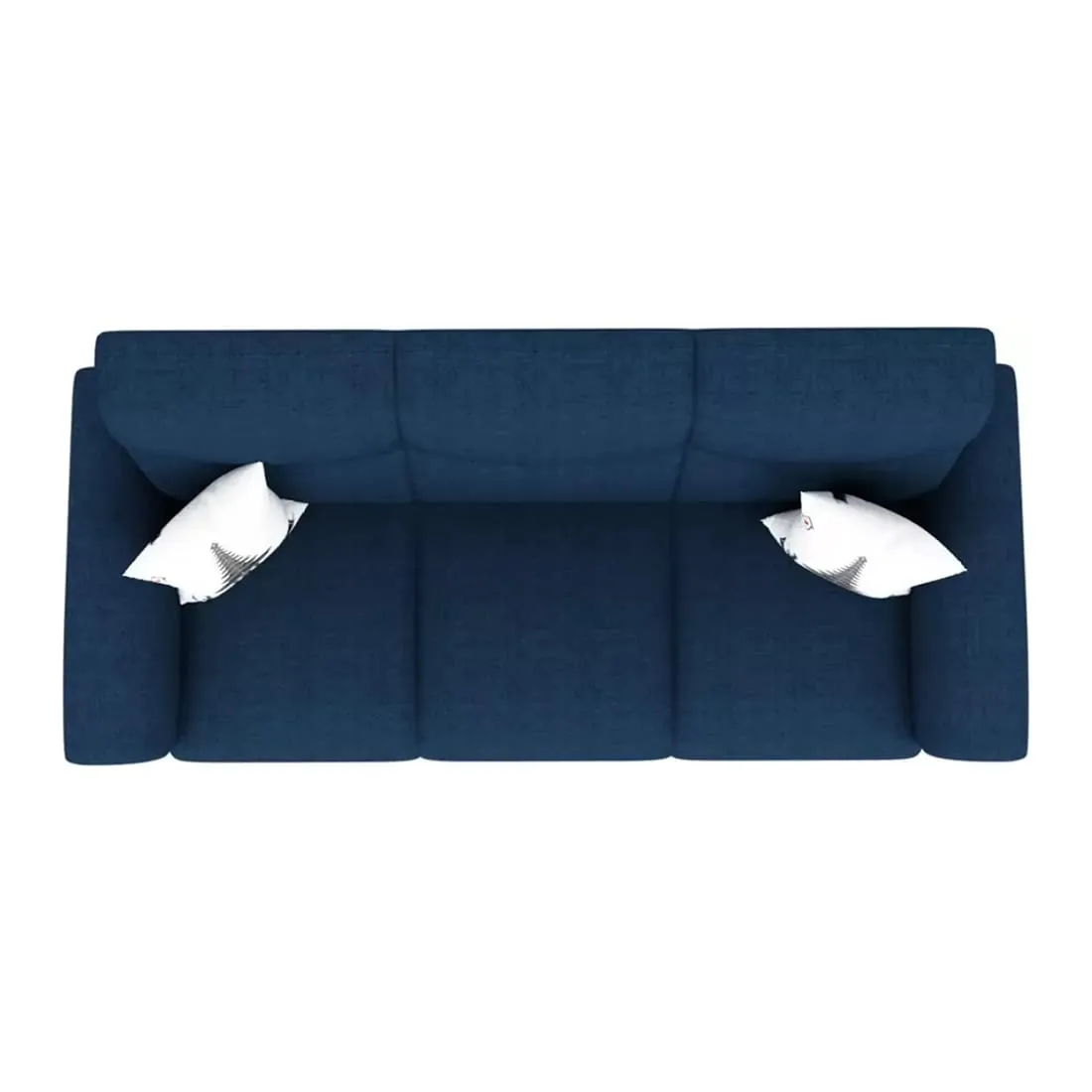 Nuevo 3 Seater Fabric Sofa for Living Room And Office