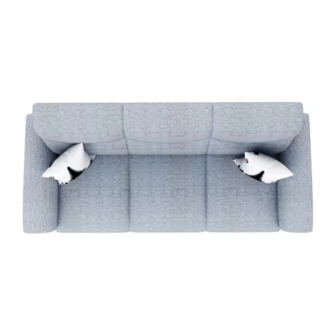 Nuevo 3 Seater Fabric Sofa for Living Room And Office