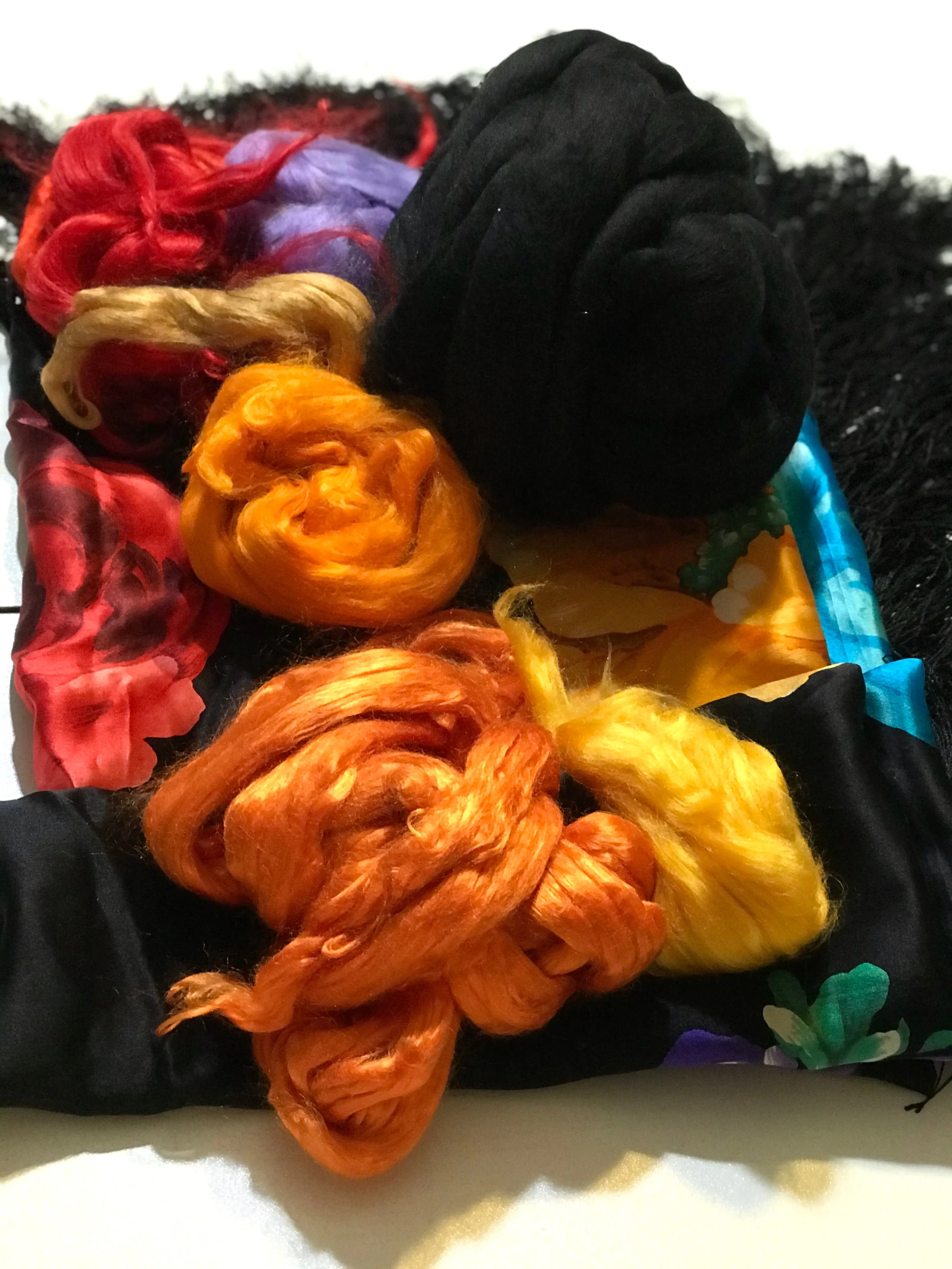 Nuno Felting Scarf Kit, Nuno Felting Supplies
