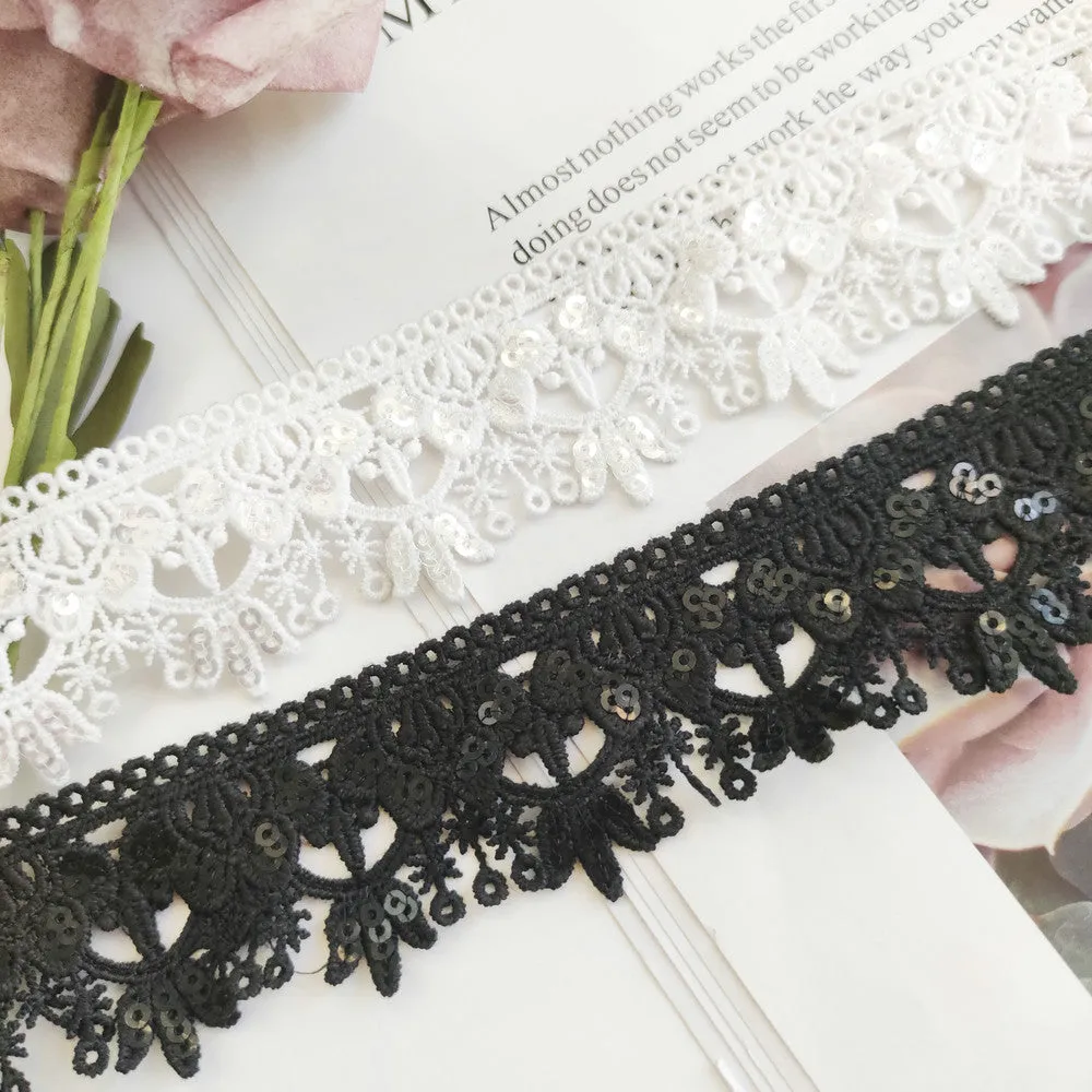 OEKO-TEX BSCI Beaded Lace NFA202A101