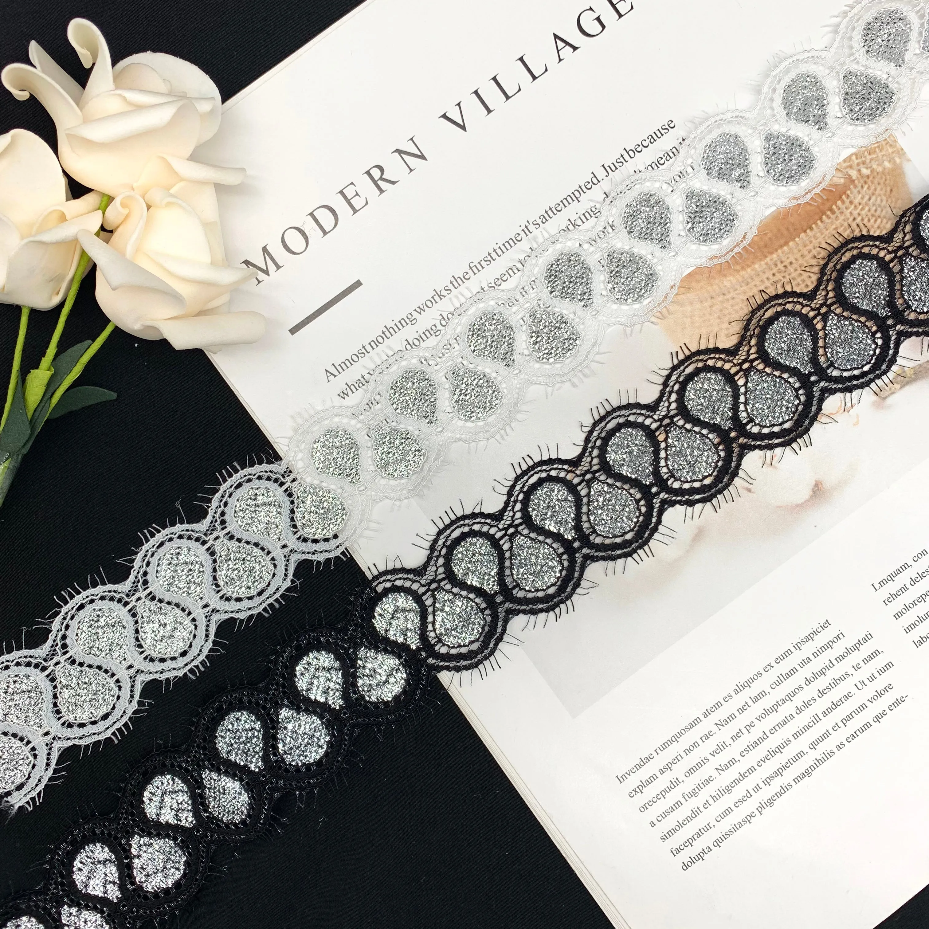 OEKO-TEX BSCI Knitted lace NFN566/NFN567