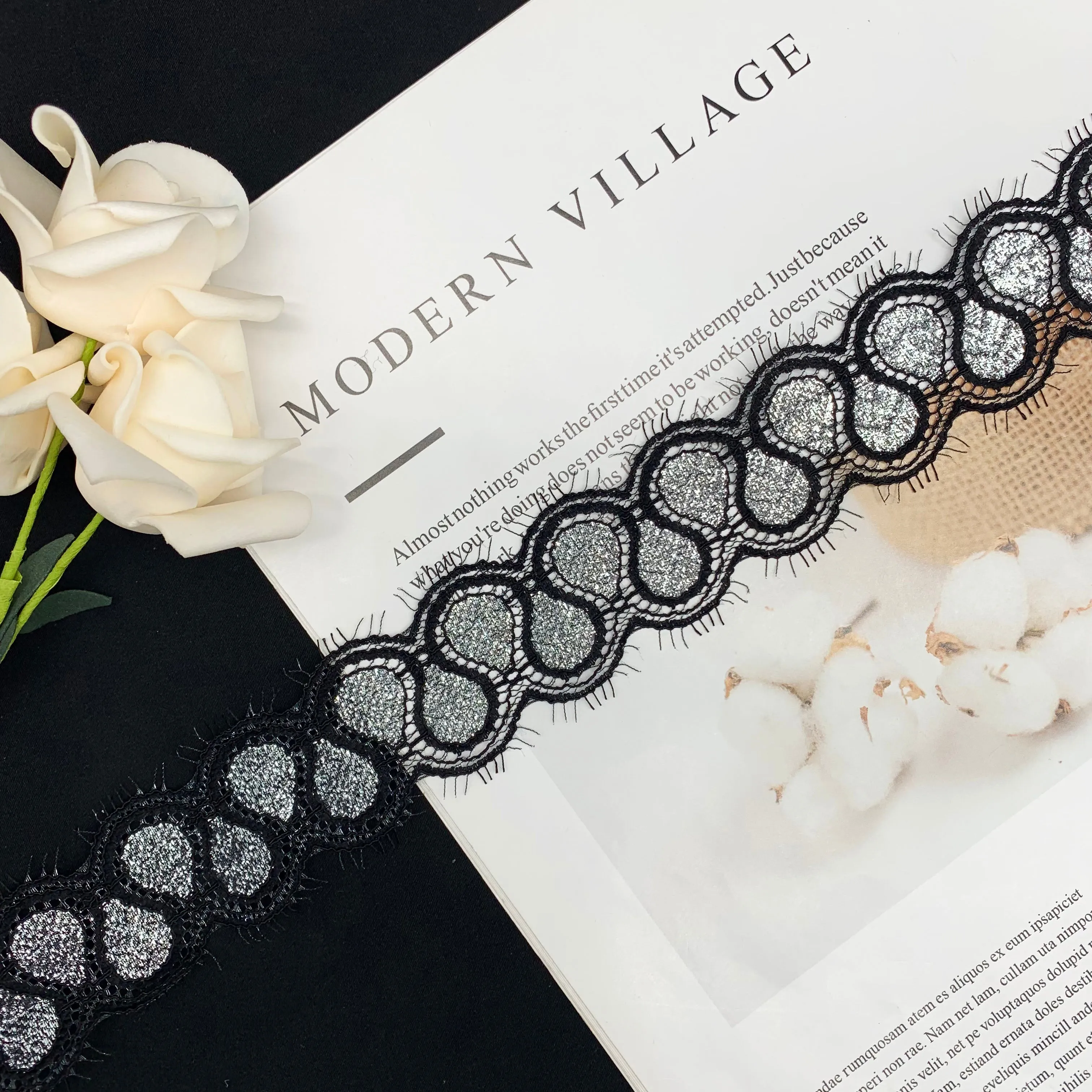 OEKO-TEX BSCI Knitted lace NFN566/NFN567