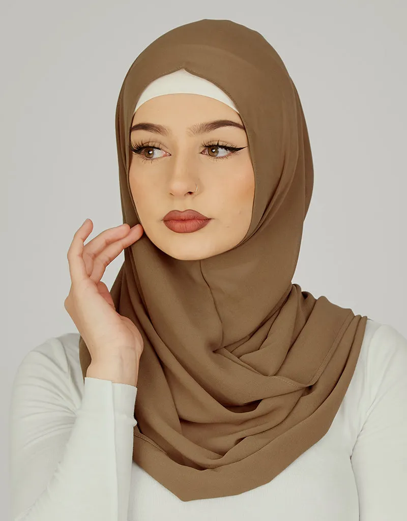 One Piece Scarf - Shades of Brown