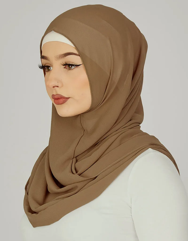 One Piece Scarf - Shades of Brown