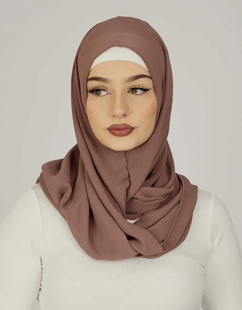 One Piece Scarf - Shades of Brown