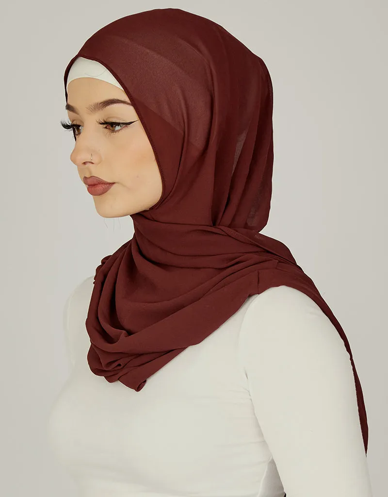One Piece Scarf - Shades of Brown