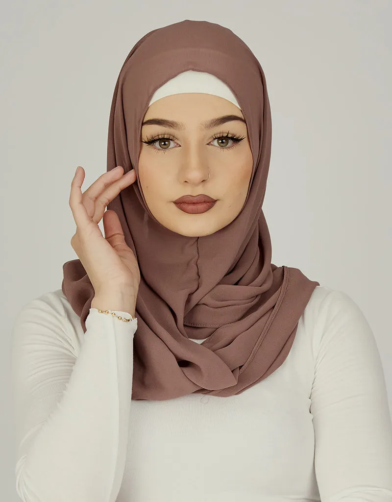One Piece Scarf - Shades of Brown
