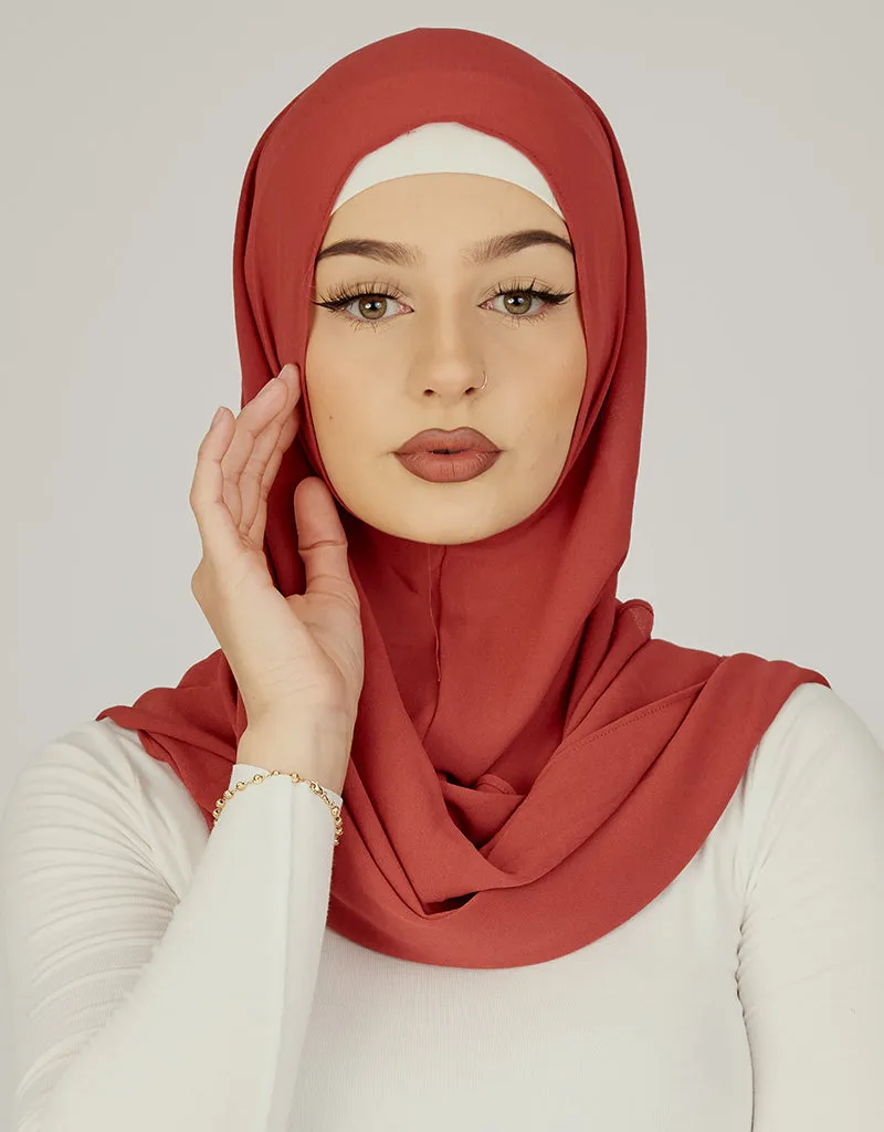 One Piece Scarf - Shades of Brown