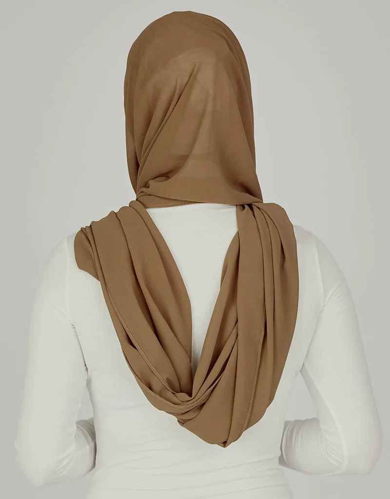 One Piece Scarf - Shades of Brown