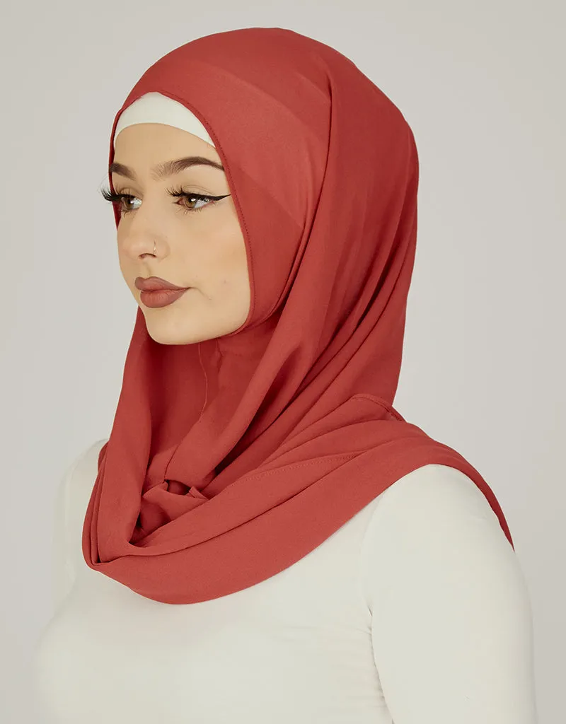 One Piece Scarf - Shades of Brown