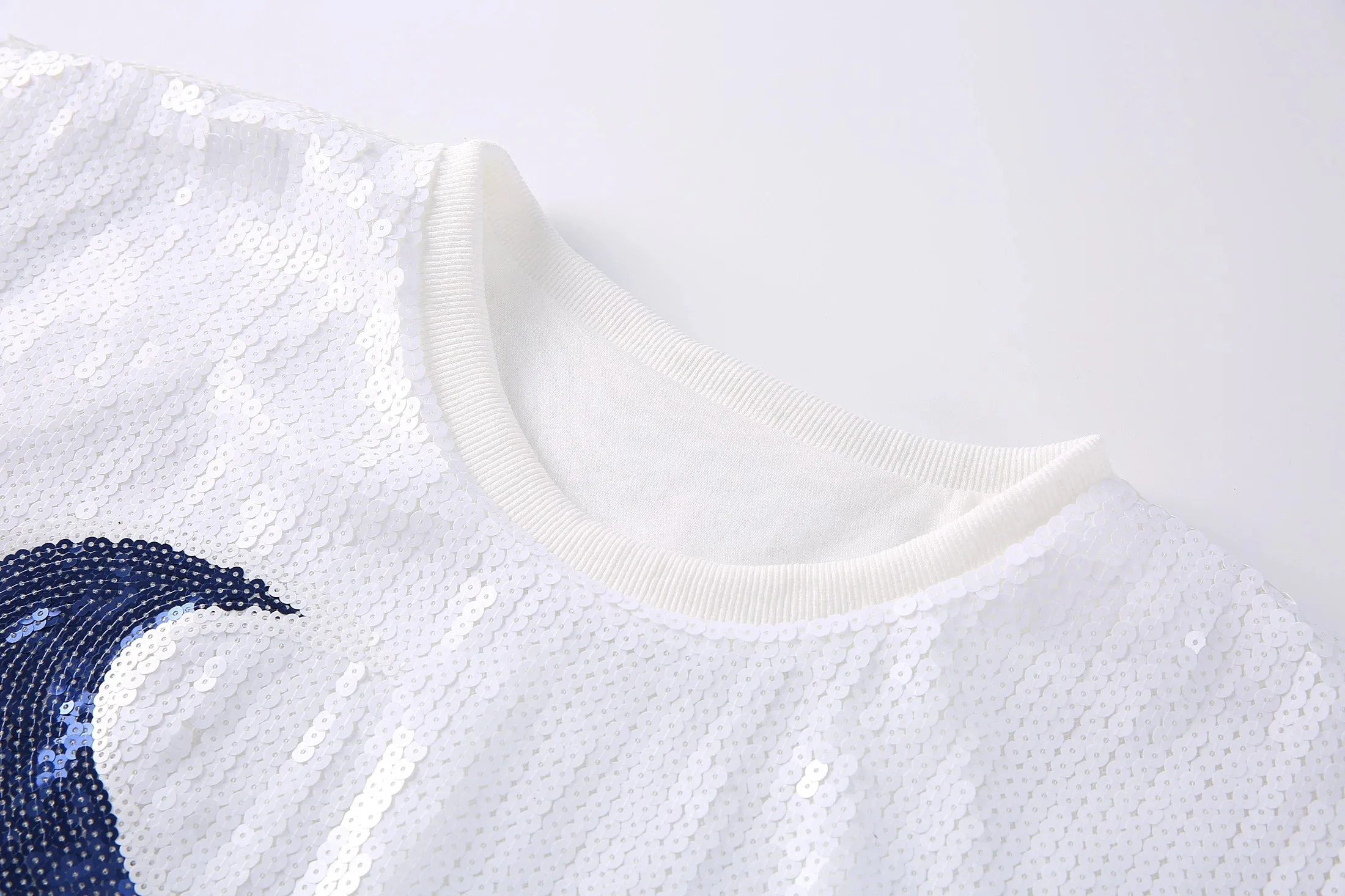 Pre Order:  Sequined Letter Pattern Loose Top