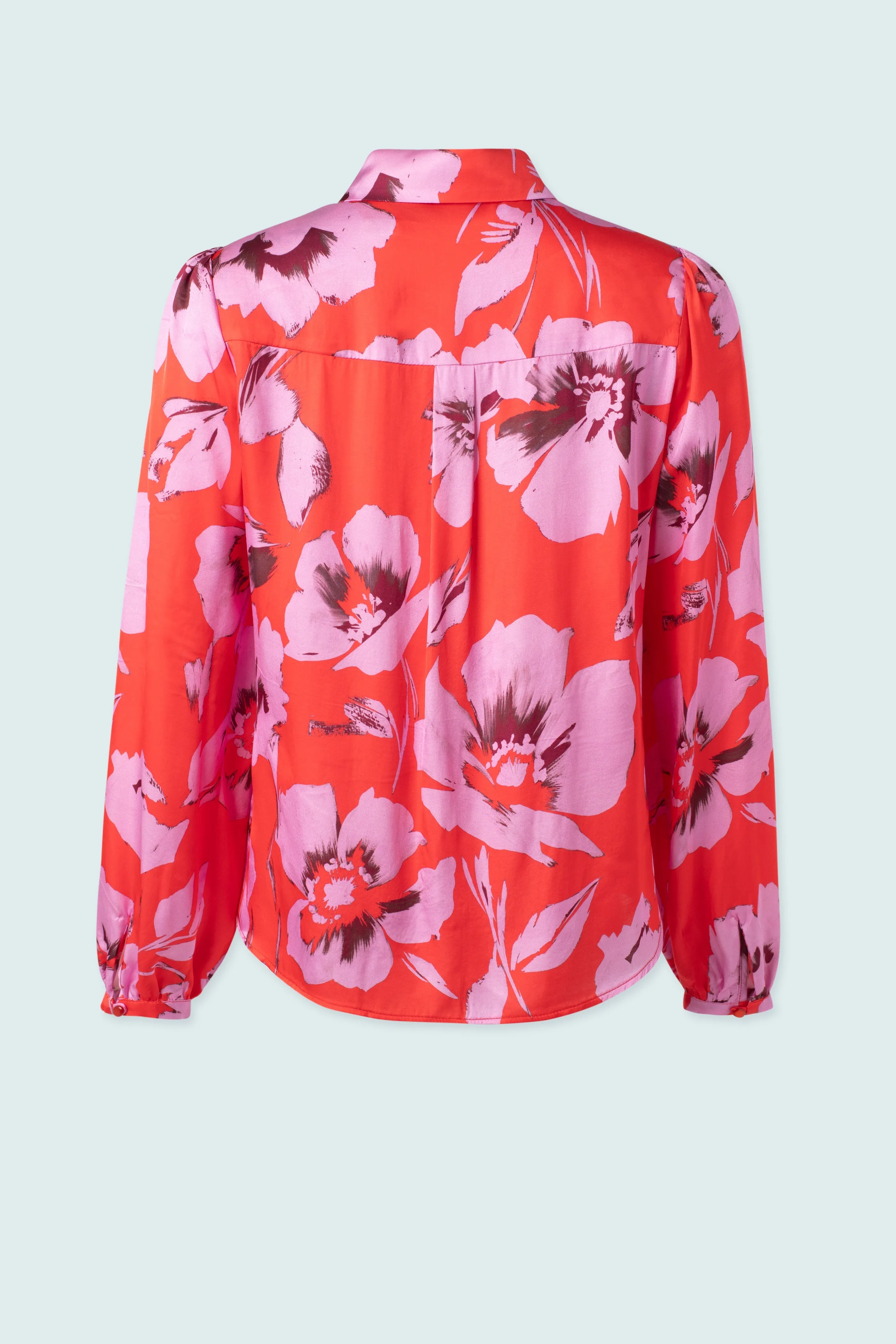 Printed Button Down Blouse