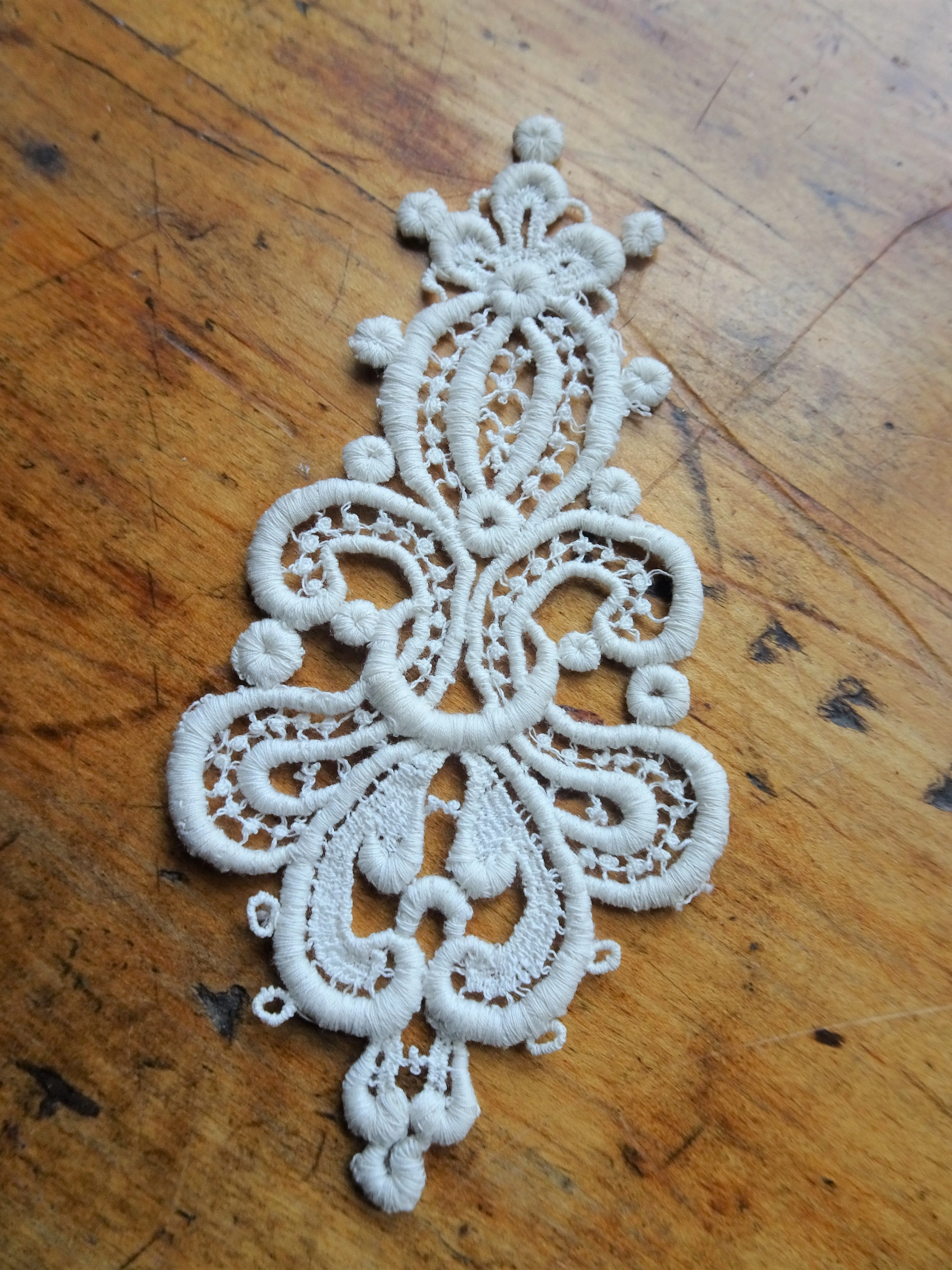 RESERVED LOVELY Antique French Lace,Applique Lace Trim,Intricate Pattern,Dolls,DollHouses,Baby Bonnets,Bridal Lace,Heirloom Sewing,Collectible Lace