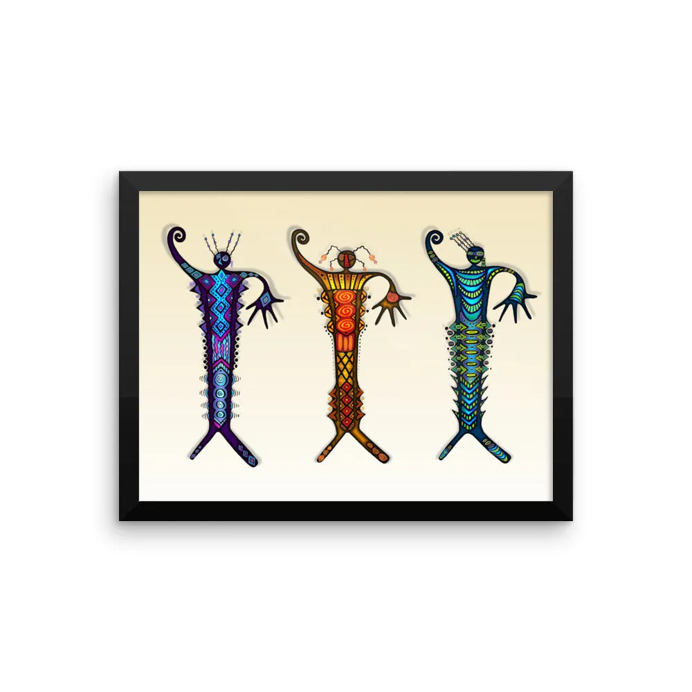 SHAMEN Framed poster