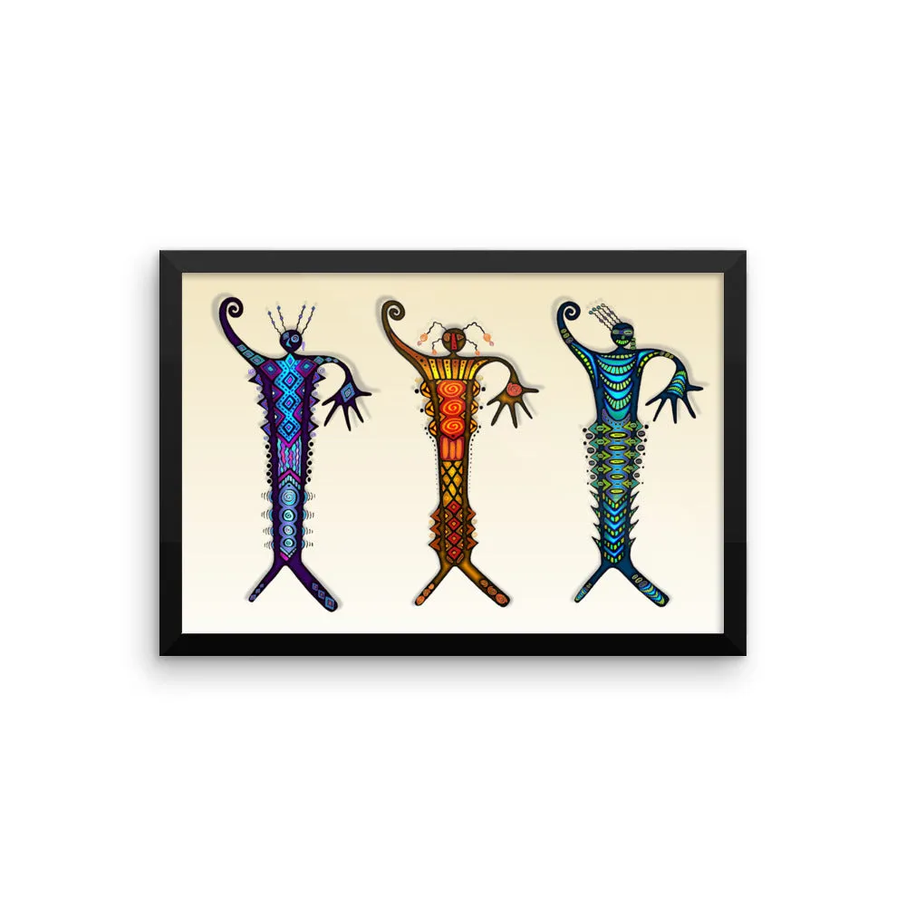 SHAMEN Framed poster