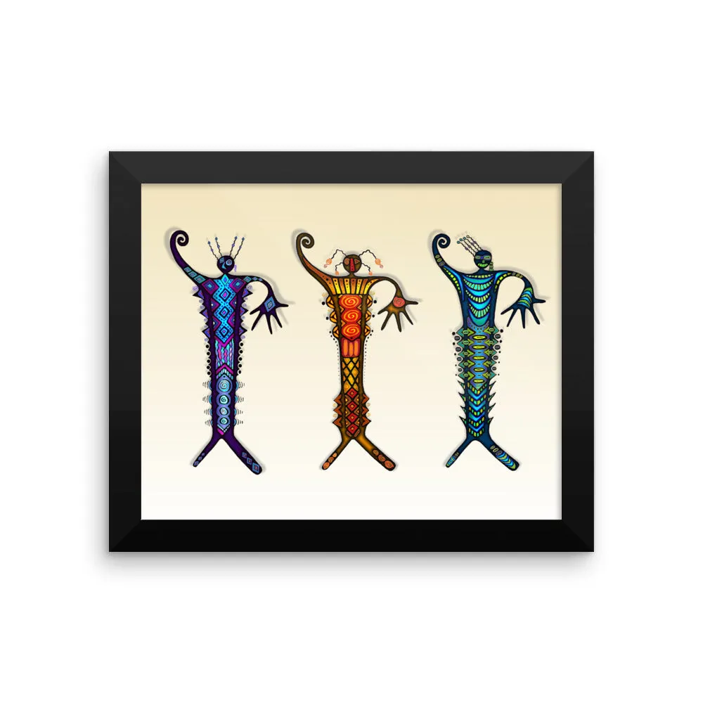 SHAMEN Framed poster