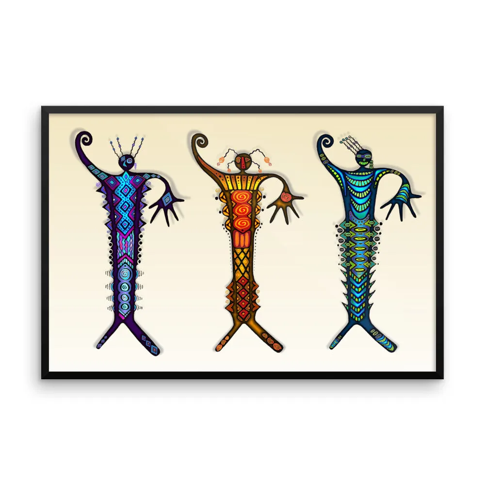 SHAMEN Framed poster