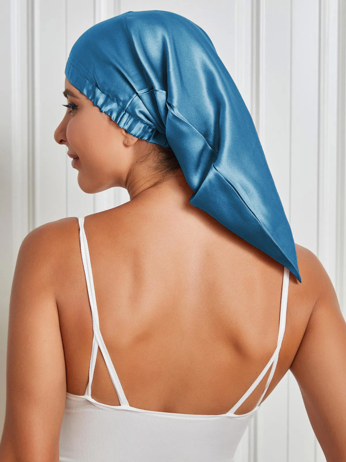 Silk Elegant Night Hair Bonnet