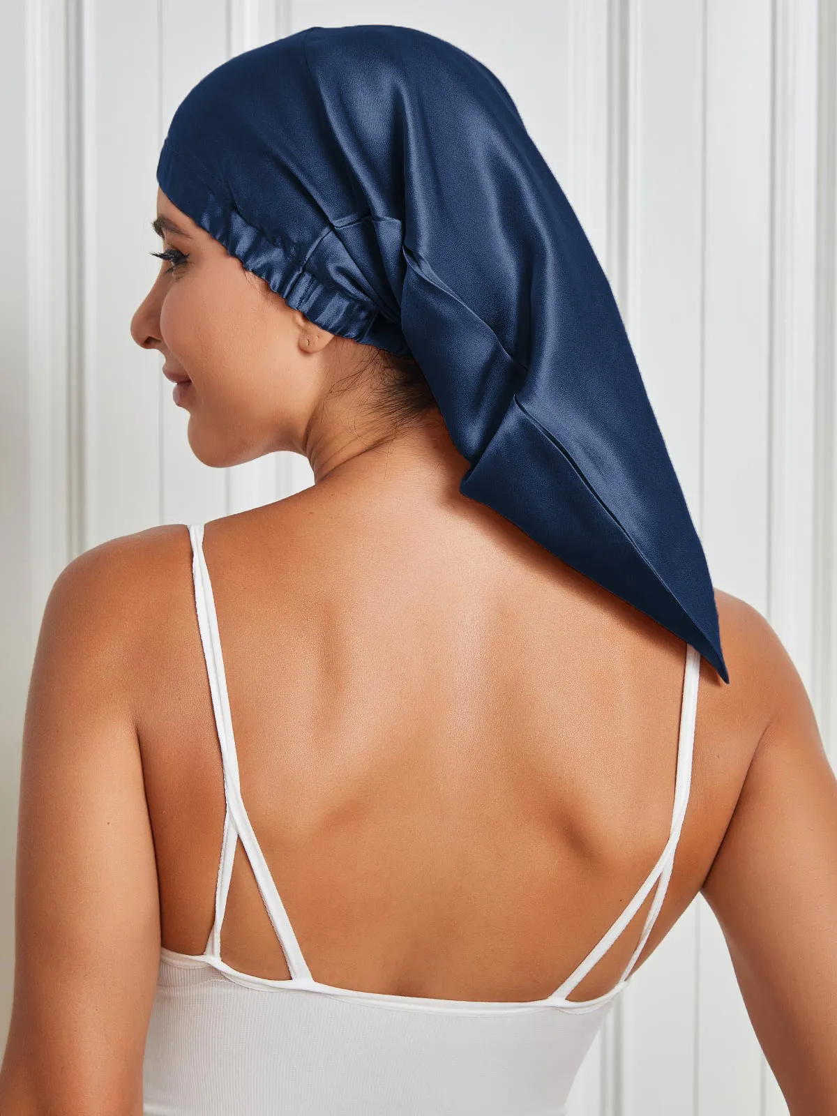 Silk Elegant Night Hair Bonnet