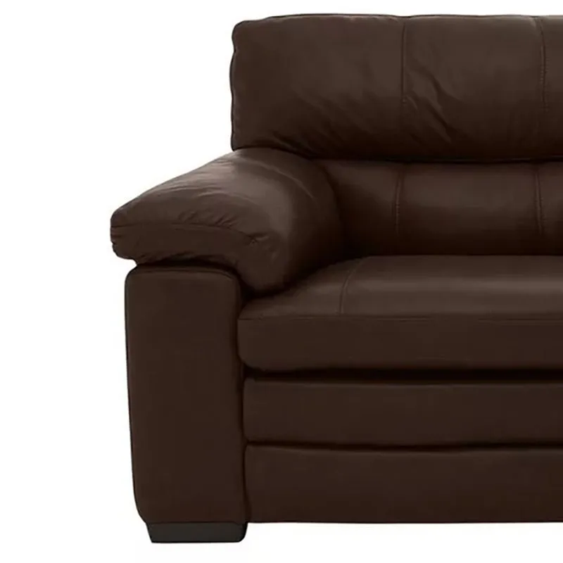 Slouch 1 Seater Leatherette Sofa For Living Room
