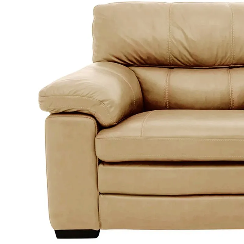 Slouch 1 Seater Leatherette Sofa For Living Room