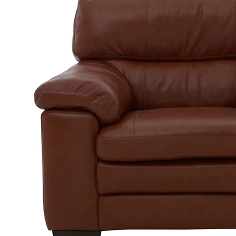Slouch 1 Seater Leatherette Sofa For Living Room