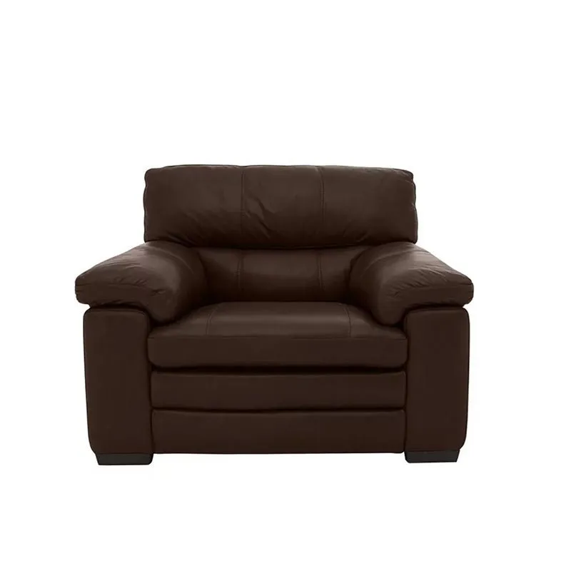 Slouch 1 Seater Leatherette Sofa For Living Room