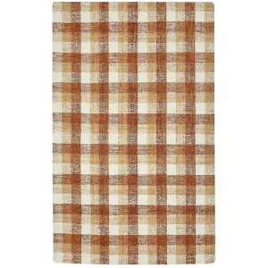 Tartan TRA-10 Orange Rug