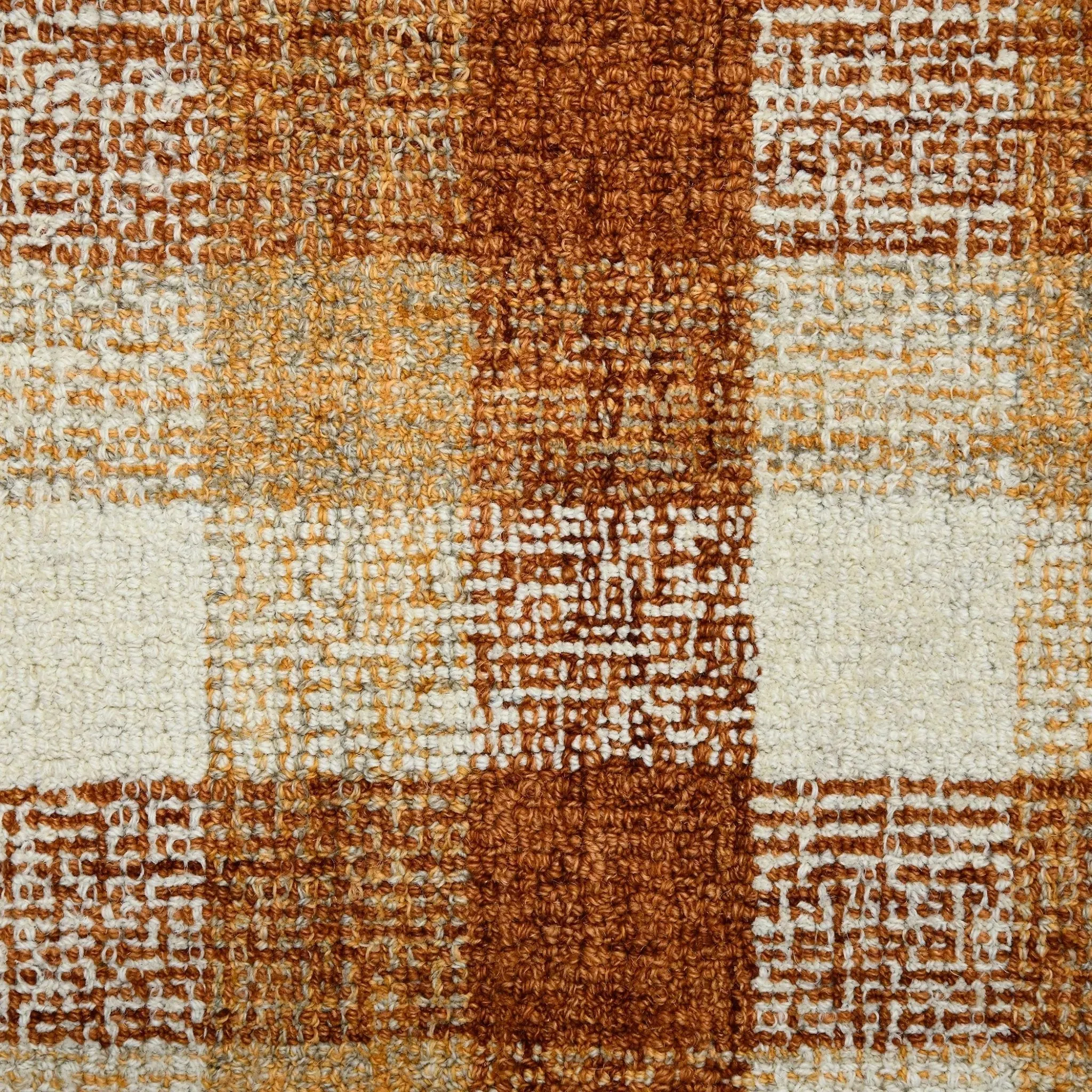 Tartan TRA-10 Orange Rug