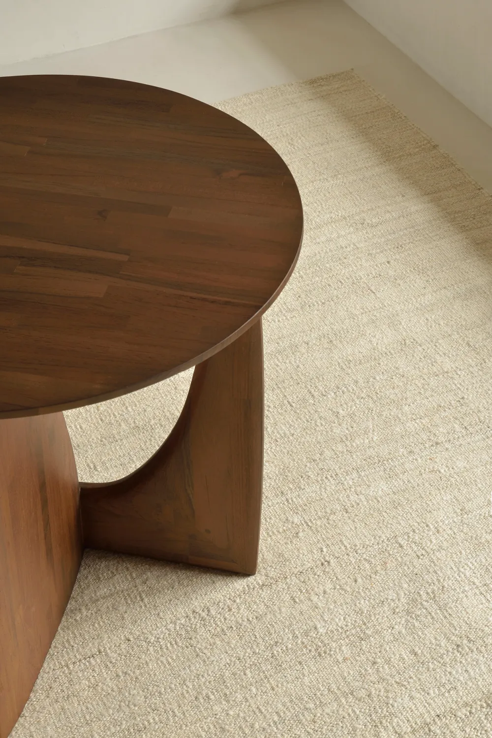 Textured Sheep Wool Rug | Ethnicraft Nomad