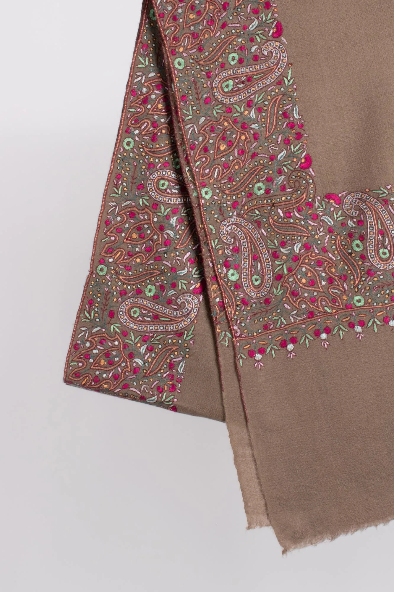 Toosh Color Kalan Daur Pashmina Wrap - LYME