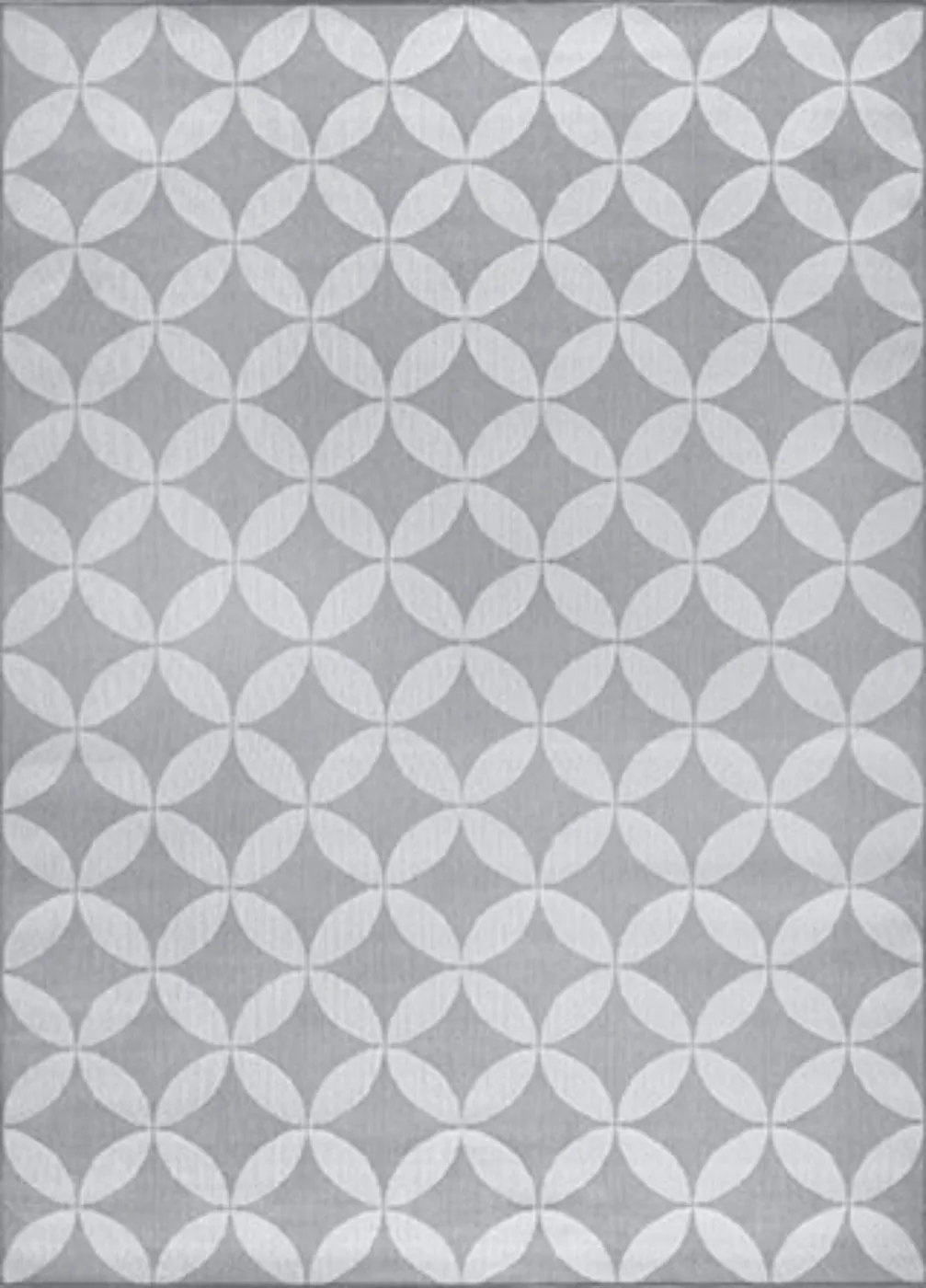 Turkish Vista Light Gray Indoor/Outdoor 8x10