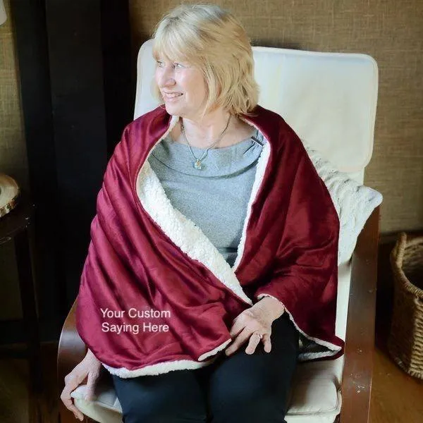 Warm Embrace Cozy Wrap {Customize Saying}